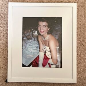 Framed Slim Aarons photo Jackie Kennedy wall art decor Jackie O